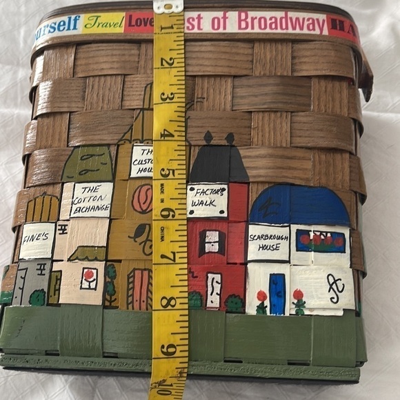Vintage 🎉HP🎉basket handmade. Painted in Savannah GA - Picture 11 of 12